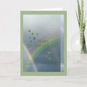 St. Patrick's Day Rainbow Card