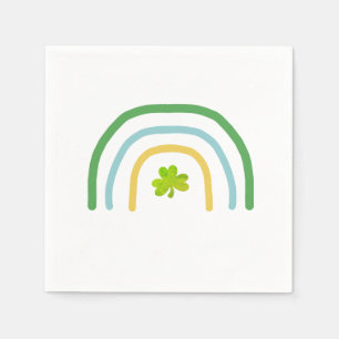 St Patricks Day Rainbow Irish Napkin