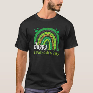 St.Patricks Day Rainbow Lucky Shamrocks T-Shirt