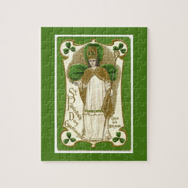 St. Patrick's Day Religious Bishop of Ireland Jigsaw Puzzle (Vertical)
