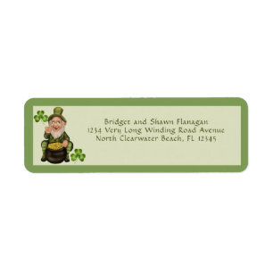 St. Patrick's Day Return Address