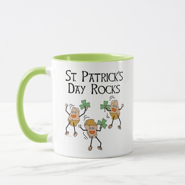 St. Patrick's Day Rocks Mug (Left)