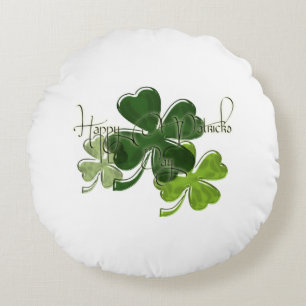 St. Patrick's Day Round Pillow