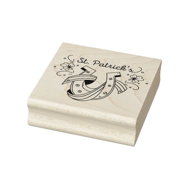 St Patrick's Day Rubber Stamp (Stamp)
