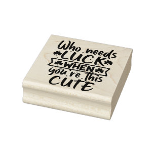 St Patrick's Day Rubber Stamp