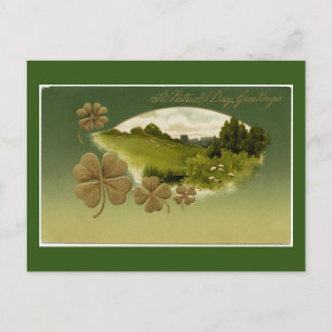 St. Patrick's Day Salutations Carte postale de vac