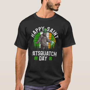 St Patrick's Day Sasquatatch T-shirt irlandais Big