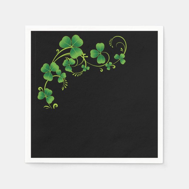 St. Patrick's Day Sham Rock Napkin (Front)