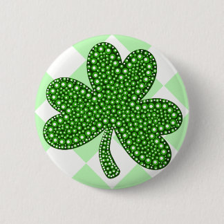 St Patricks Day Shamrock Classic 2 Inch Round Button