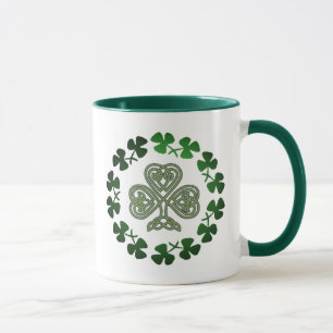 St. Patrick's Day Shamrock coffee mugs & drinkware