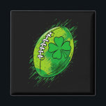 St Patricks Day Shamrock Football Saint Paddy's Ki Magnet<br><div class="desc">St Patricks Day Shamrock Football Saint Paddy's Kids Boys</div>