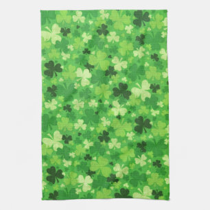 St. Patrick's Day Shamrock Kitchen Towel