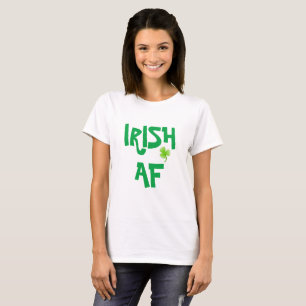 St Patrick's Day Shamrock Ladies T-Shirt