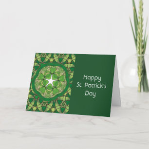 St. Patrick's Day Shamrock Luck of the Irish Card
