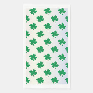 St Patrick's Day Shamrock Napkin