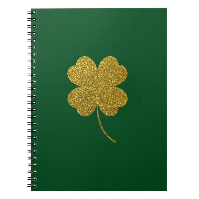 St. Patrick's Day Shamrock Notebook (Front)