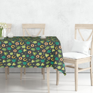 St. Patrick's Day Shamrock Pattern Tablecloth