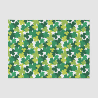 St. Patrick's Day Shamrock Pattern Tissue Paper