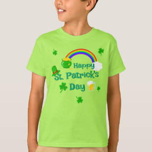 St. Patrick's Day Shamrock Pot of Gold Celtic Knot T-Shirt