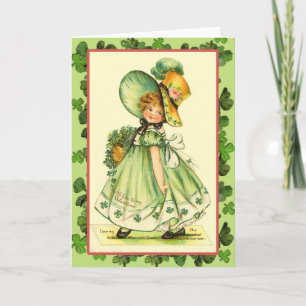 St Patrick's Day Shamrock Queen Cards