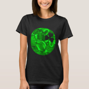 St Patricks Day Shamrock Soccer Saint Paddys Kids  T-Shirt
