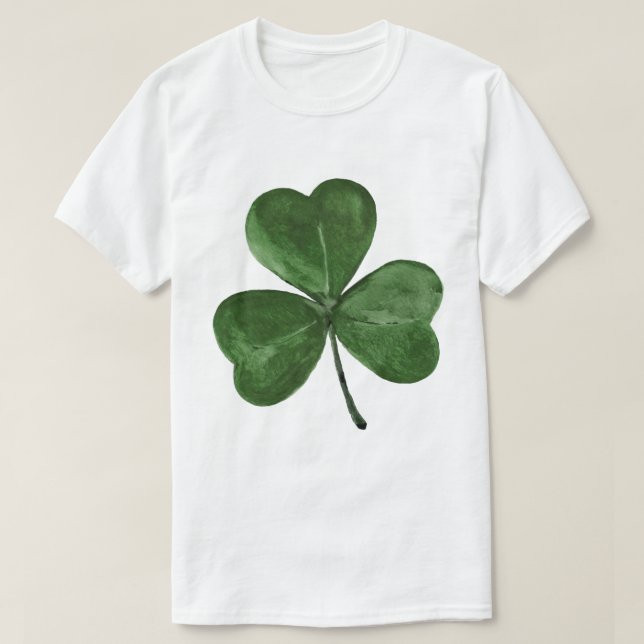 St. Patrick's Day Shamrock T-Shirt (Design Front)