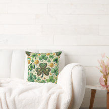 St. Patrick's Day Shamrocks and Gold Design