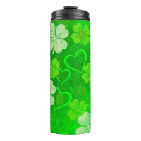 St Patrick's Day Shamrocks and Hearts