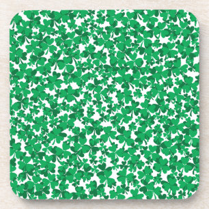 St Patrick's Day Shamrocks Coaster