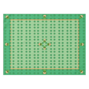 St Patricks Day shamrocks leprechaun Tablecloth