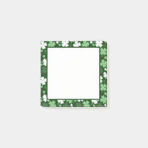 St. Patrick's Day Shamrocks Post-it Notes