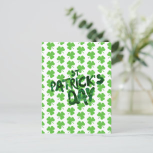 St. Patrick's Day Shamrocks Postcard