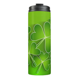 St Patrick's Day Shamrocks Thermal Tumbler