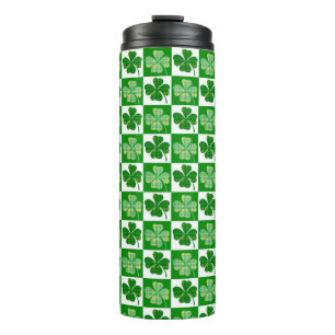 St Patrick's Day Shamrocks Thermal Tumbler