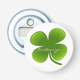 St Patrick's Day Shamrocks Thunder_Cove Bottle Opener