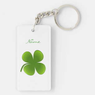 St Patrick's Day Shamrocks Thunder_Cove Keychain