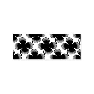 St Patrick's Day Shamrocks Thunder_Cove Rubber Stamp