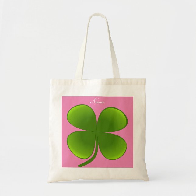 St Patrick's Day Shamrocks Thunder_Cove Tote Bag (Front)