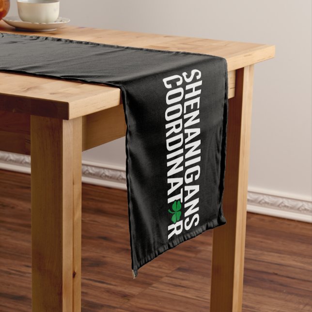 St. Patrick's Day Shenanigan Coordinator Short Table Runner (In Situ)
