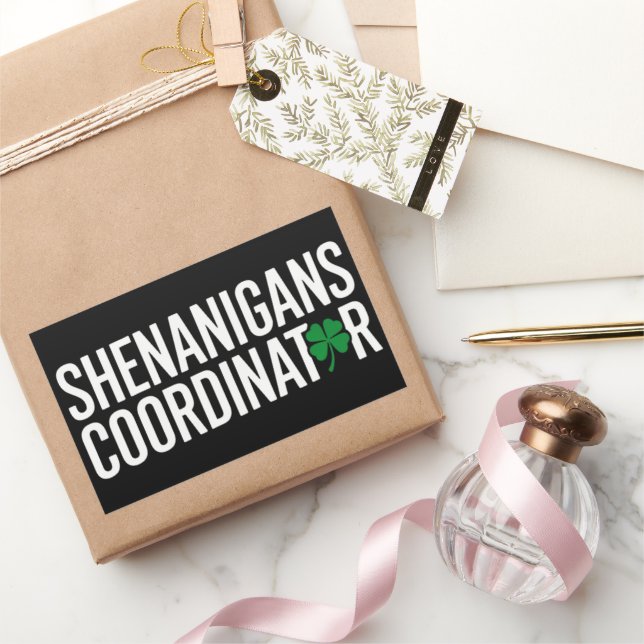 St. Patrick's Day Shenanigan Coordinator Sticker (Gifting)