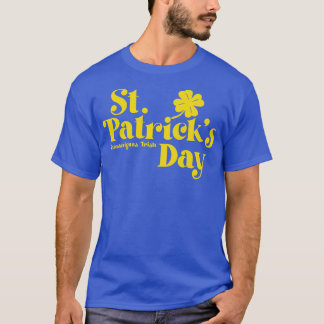 St Patricks Day Shenanigans Irish Vintage Gold Tex T-Shirt