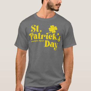 St Patricks Day Shenanigans Squad Vintage Gold Tex T-Shirt