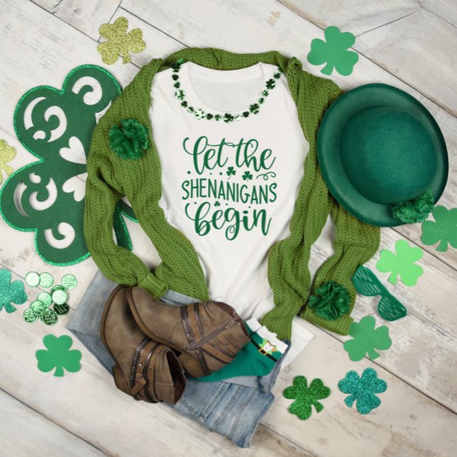 St. Patrick's Day Shenanigans T-Shirt (Creator Uploaded)