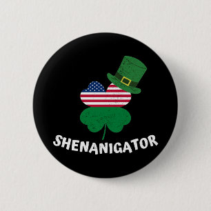 St. Patrick's Day Shenanigator 2 Inch Round Button