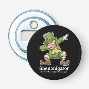 St Patricks Day Shenanigator Dabbing Leprechaun Bottle Opener
