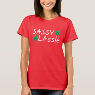 St Patricks Day Shirt Sassy Lassie Funny Irish