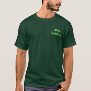 St. Patrick's Day shirt with design on back SPDS1