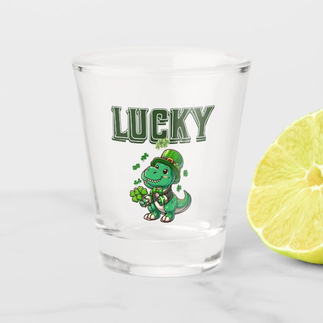 St. Patrick's Day Shot Glass (Front)