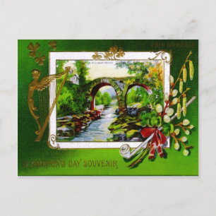 St. Patrick's Day Souvenir Postcard