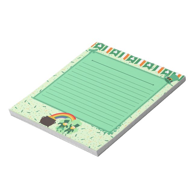 St. Patrick's Day Stationery Notepad (Rotated)
